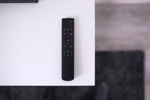 TV a/nebo společenská místnost v ubytování Laurentroom Hotel