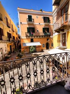 a view from a balcony of a building at Lipari Suite B&B in Lipari