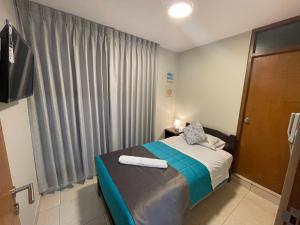 Voodi või voodid majutusasutuse Vianca Hotel toas