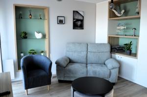 Posezení v ubytování La Tourelle - Balcon vue mer et terrasse plein sud