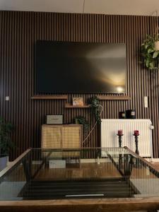 Et tv og/eller underholdning på Modern apartment in Ørestad