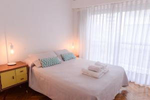 En eller flere senge i et værelse på Imperdible en Palermo Botánico La Rural Seguridad 24hs