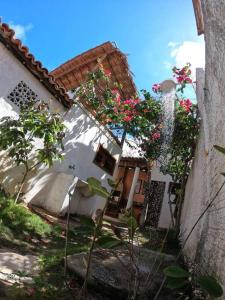 O edifício onde a casa de férias está situado