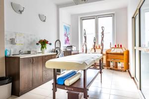 a hospital room with a exam table at Ryterski in Rytro