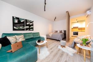 A kitchen or kitchenette at ERKEL 18 APARTMAN