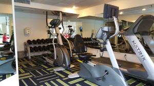 The fitness centre and/or fitness facilities at Boyne Mountain Condo -Sleeps 12