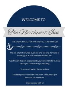 - un accueil bleu à l'invitation de l'auberge du nord-ouest dans l'établissement Northport Inn Boutique Hotel Room 9, à Northport