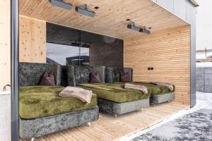 Χώρος καθιστικού στο Hotel Baer & Post Zernez