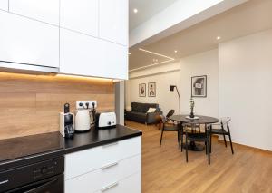 Η κουζίνα ή μικρή κουζίνα στο Apartment near City Center