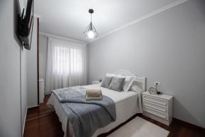 Postel nebo postele na pokoji v ubytování Apartamento acogedor centrico