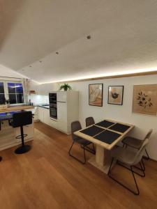 Kuchyň nebo kuchyňský kout v ubytování Alex´s Ferienwohnung
