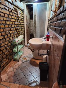 Salle de bains dans l'établissement La Storica Villetta