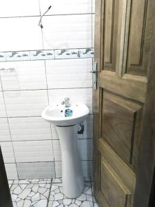 Koupelna v ubytování La Maison Blanche