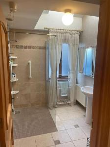 Koupelna v ubytování Borodino Studio Apartment