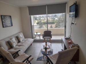 Posezení v ubytování DEPARTAMENTO ALGARROBO NORTE