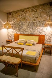 Postel nebo postele na pokoji v ubytování Casa Cactus Buenavista