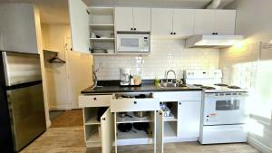 Eldhús eða eldhúskrókur á Cloud 9 Inn