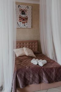 Säng eller sängar i ett rum på Prudentia Hotels Adler