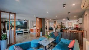 Posezení v ubytování Dusit Hotel Siem Reap