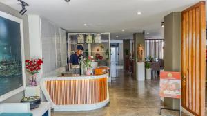Vstupní hala nebo recepce v ubytování Dusit Hotel Siem Reap + 37 fotografií