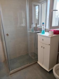 Koupelna v ubytování Kuća u selu sa bilijar salom za aktivan odmor