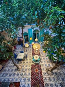 Zahrada ubytování Riad Al Nour