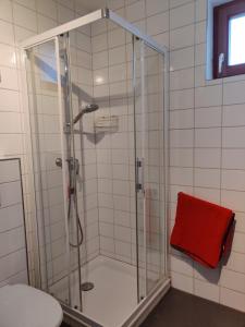 Koupelna v ubytování Petit nid en Alsace studio indépendant avec salle de douche privative