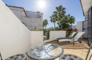 Balkón nebo terasa v ubytování Luxury 3 Bed Townhouse in Puerto Banus Marbella