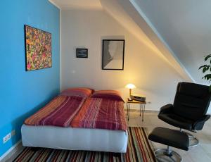 Кровать или кровати в номере Stockmann in Retgendorf - ABC174