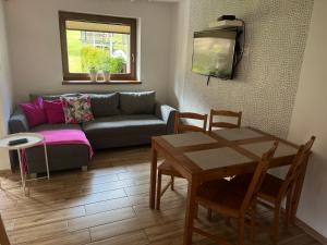 Istumisnurk majutusasutuses Apartamenty Kadłubek