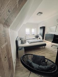 Ένα ή περισσότερα κρεβάτια σε δωμάτιο στο Hotel Stadt Boizenburg