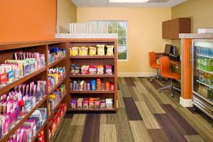 a store aisle of a store with food and drinks at Hyatt House Belmont Redwood Shores in Belmont