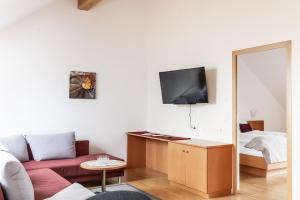 TV a/nebo společenská místnost v ubytování Hotel Löwen