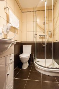Koupelna v ubytování Hotel Medūna