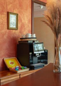 Kuchyň nebo kuchyňský kout v ubytování Hotel Medūna