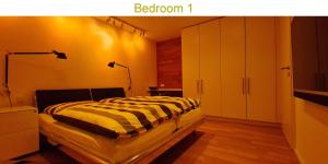 Voodi või voodid majutusasutuse Dein Chill-Space mitten in Hannover toas