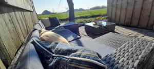 Posezení v ubytování Stacaravan op de paardenboerderij Sneek