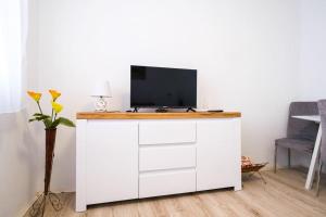 TV i/ili multimedijalni sistem u objektu Apartman Sweet home