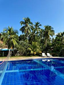 Swimming pool sa o malapit sa Beach Life Palomino - Beach Club & Party Hostel