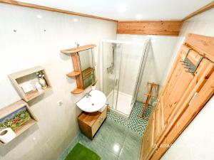 Koupelna v ubytování Apartment Jeršin + 37 fotografií
