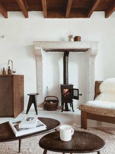 Χώρος καθιστικού στο Maison Magda