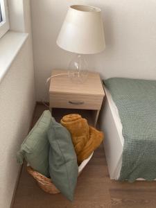 Postel nebo postele na pokoji v ubytování Wohnresidenz Casa Fortuna