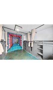 a rendering of a dressing room with a hallway at House of Trestles in San Clemente