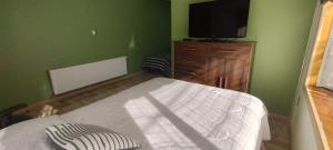 Postel nebo postele na pokoji v ubytování Departamento de 1 ambiente.