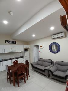 Kuchyň nebo kuchyňský kout v ubytování New Door Apartments