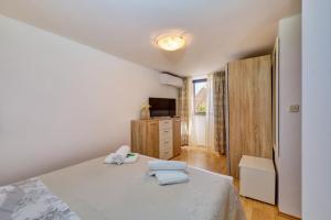 Katil atau katil-katil dalam bilik di Apartments by the sea Martinscica, Cres - 22582