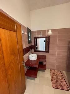 Et badeværelse på Belle villa saly