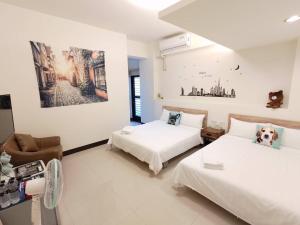 Krevet ili kreveti u jedinici u objektu Henchun Hope Homestay
