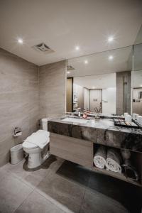Koupelna v ubytování Hub Hotel Kaohsiung Yawan Branch