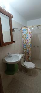 Phòng tắm tại Los Pinos